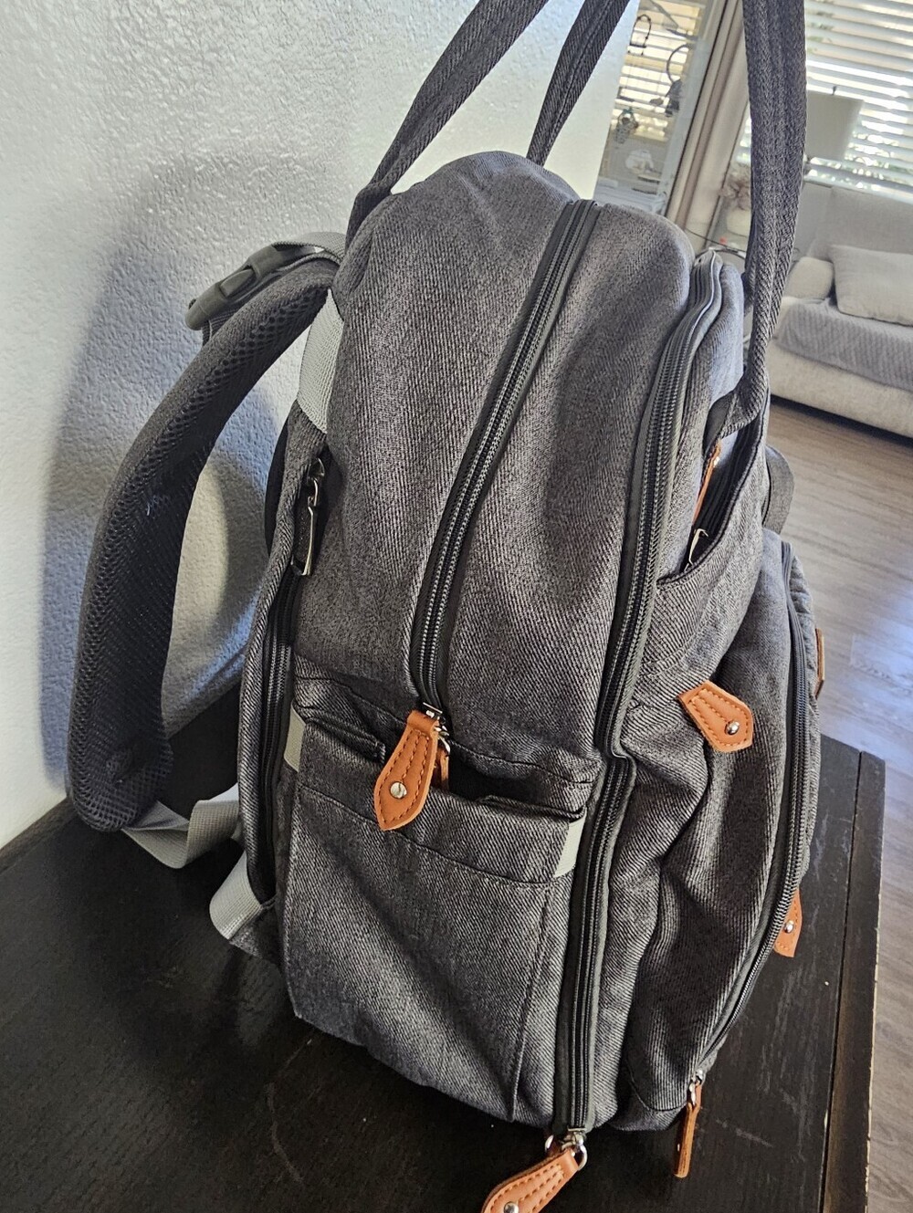 BabbleRoo Original Diaper Bag Backpack Style26L Hands Free. - Picture 5 of 15